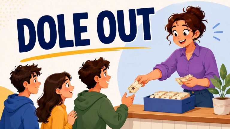 Dole Out Meaning