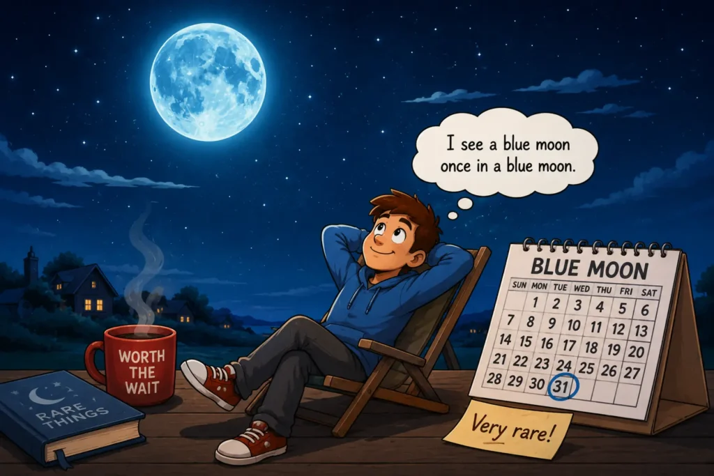 Once in a Blue Moon Meaning