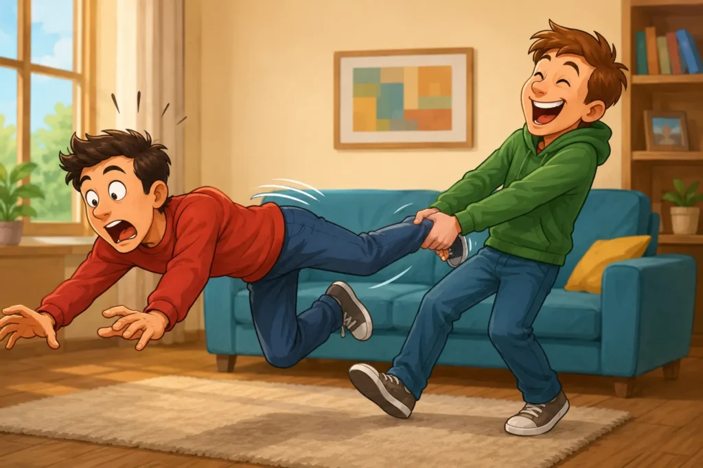 Pull Someone’s Leg Meaning