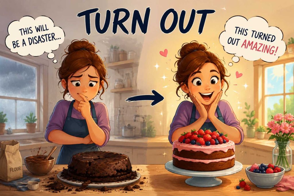 Turn Out Phrasal Verb